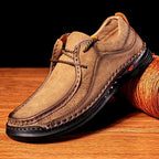 Zapatos Cuero Hombre ∣ Casual Negocios ∣ Talla Grande Hechos a Mano