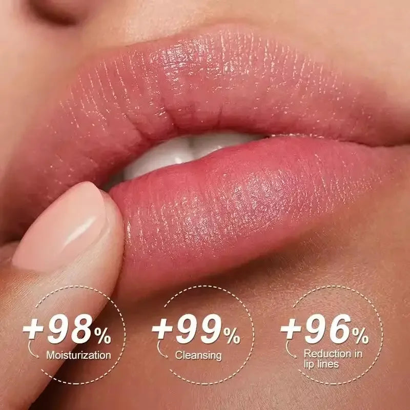 Bálsamo Labial Oscuro Elimina Melanina | Aclara Exfolia Hidrata | Cuidado Labios Completo