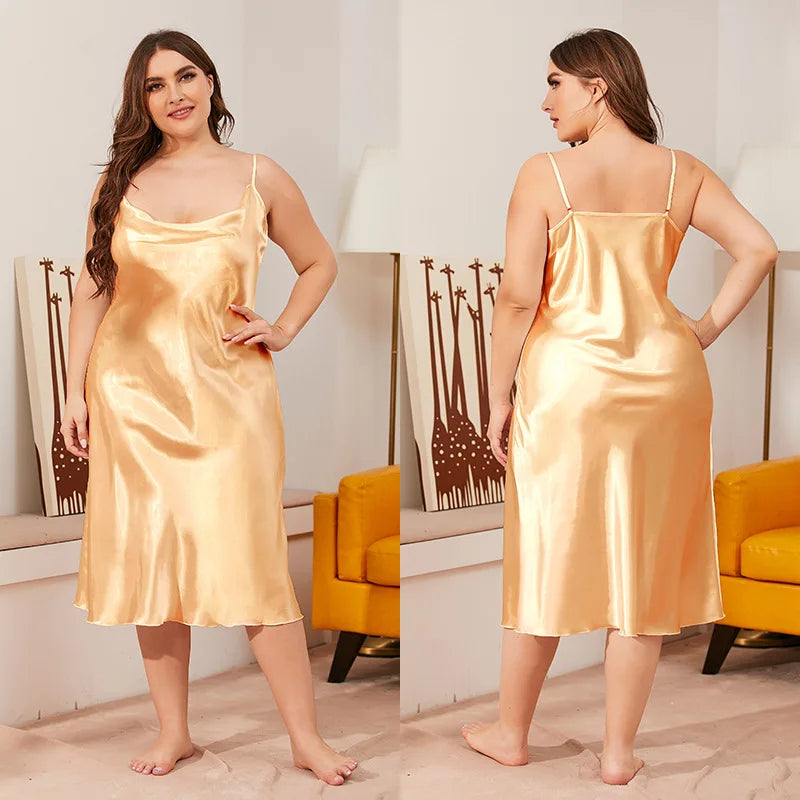 Camisón Manga Corta Cuello Redondo | Talla Grande