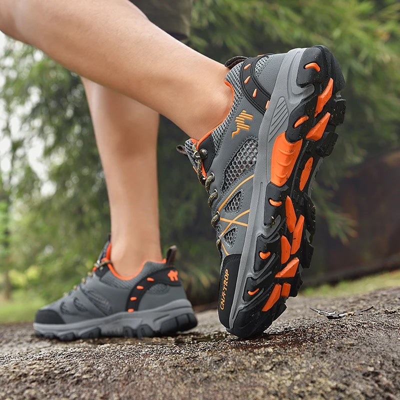 Zapatos de Senderismo para Hombre | Malla Transpirable y Diseño Táctico  | Ticotrendy