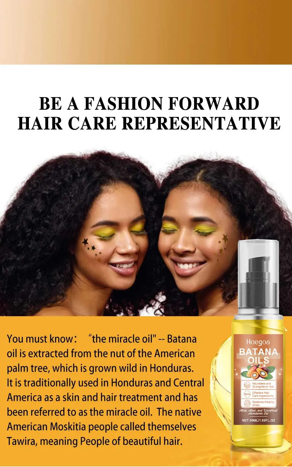 Aceite de Batana natural para hombres y mujeres, crecimiento rápido del cabello, aceite de Batana puro, nutre el cabello brillante, cuidado saludable, antipérdida de cabello