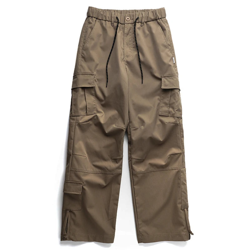 Pantalón Cargo Recto | Poliéster | Estilo Japonés | Hombre | Ticotrendy