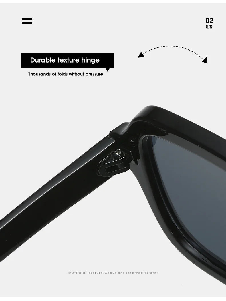 Gafas Sol Cuadradas Unisex Montura Pequeña Retro | A La Moda Popular UV400 Diseño