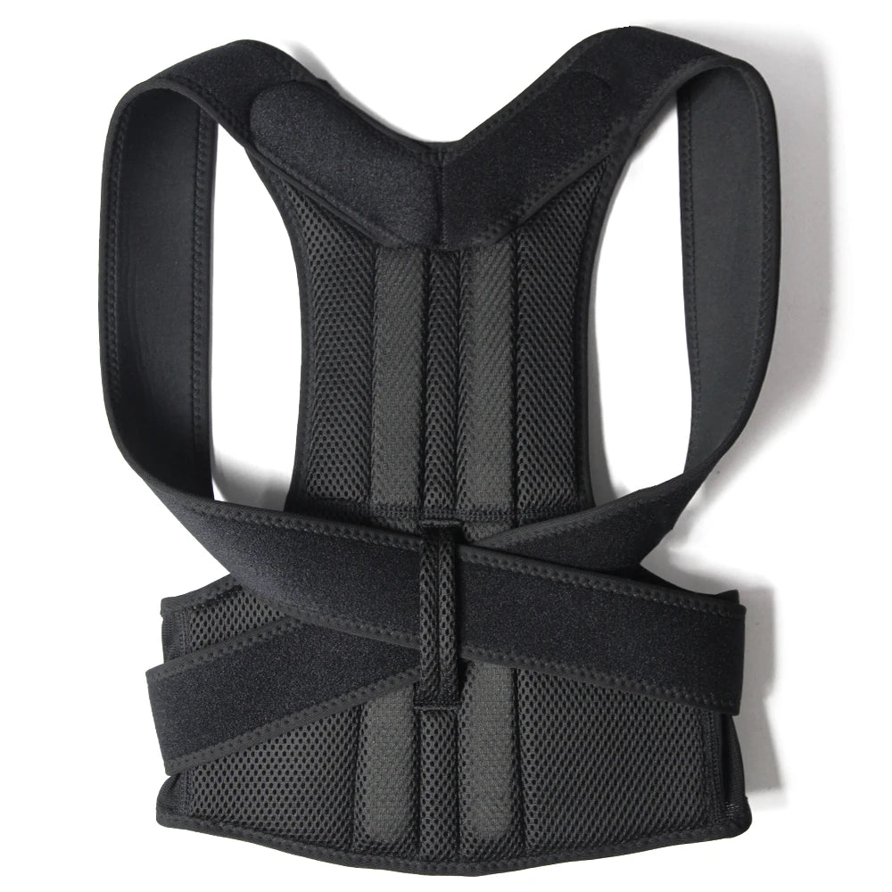 Corrector de postura de barra de aleación, escoliosis, tirantes para espalda, corsé de columna vertebral, soporte para terapia de hombros, cinturón de corrección de postura, espalda ortopédica