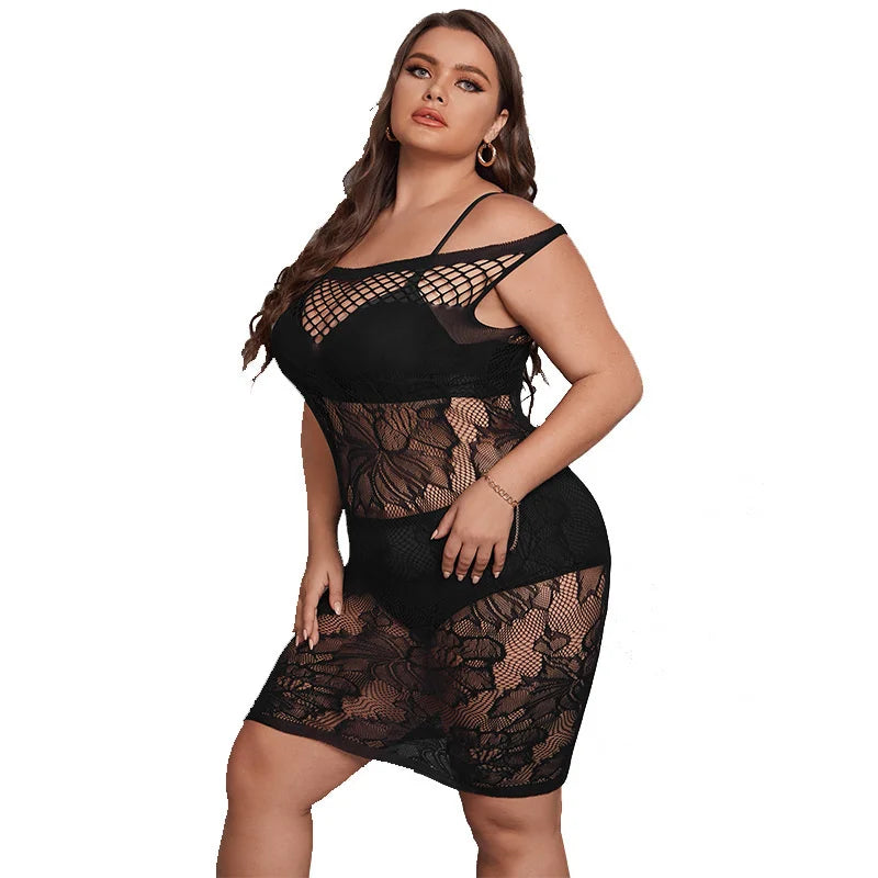 Lencería Talla Grande | Transparente | Ticotrendy