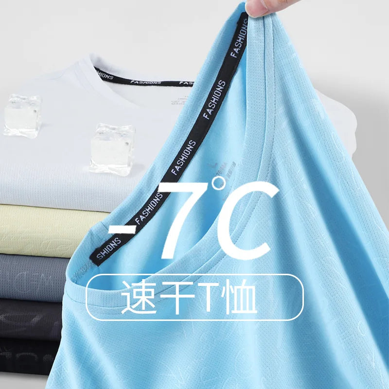 Camiseta Ticotrendy Hombre Manga Corta Cuello Redondo Casual | Transpirable Ligera
