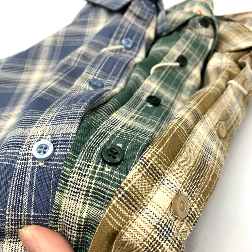Camisa Cuadros Hombre | Algodón 100% | Estilo Retro Japonés | Manga Corta | Ticotrendy Costa Rica
