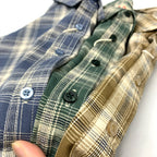 Camisa Cuadros Hombre | Algodón 100% | Estilo Retro Japonés | Manga Corta | Ticotrendy Costa Rica