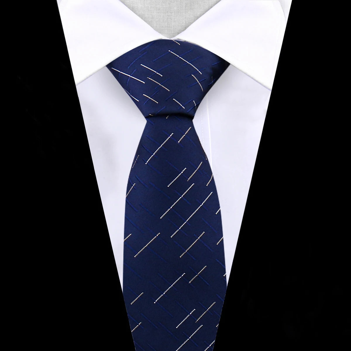 Corbata Jacquard De Poliéster Negocios Boda Accesorio De Moda