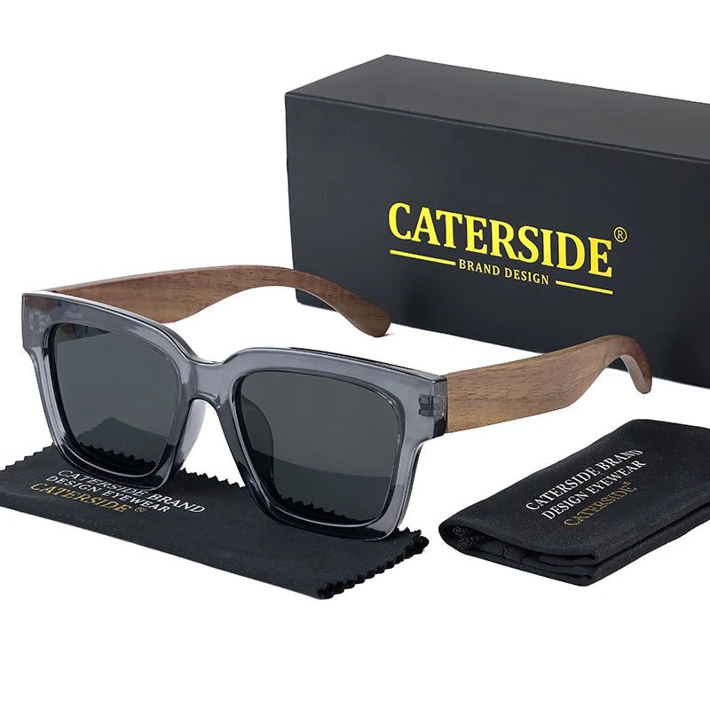 Gafas de Sol de Madera Natural | Lentes Polarizadas UV400 | Estilo Clásico