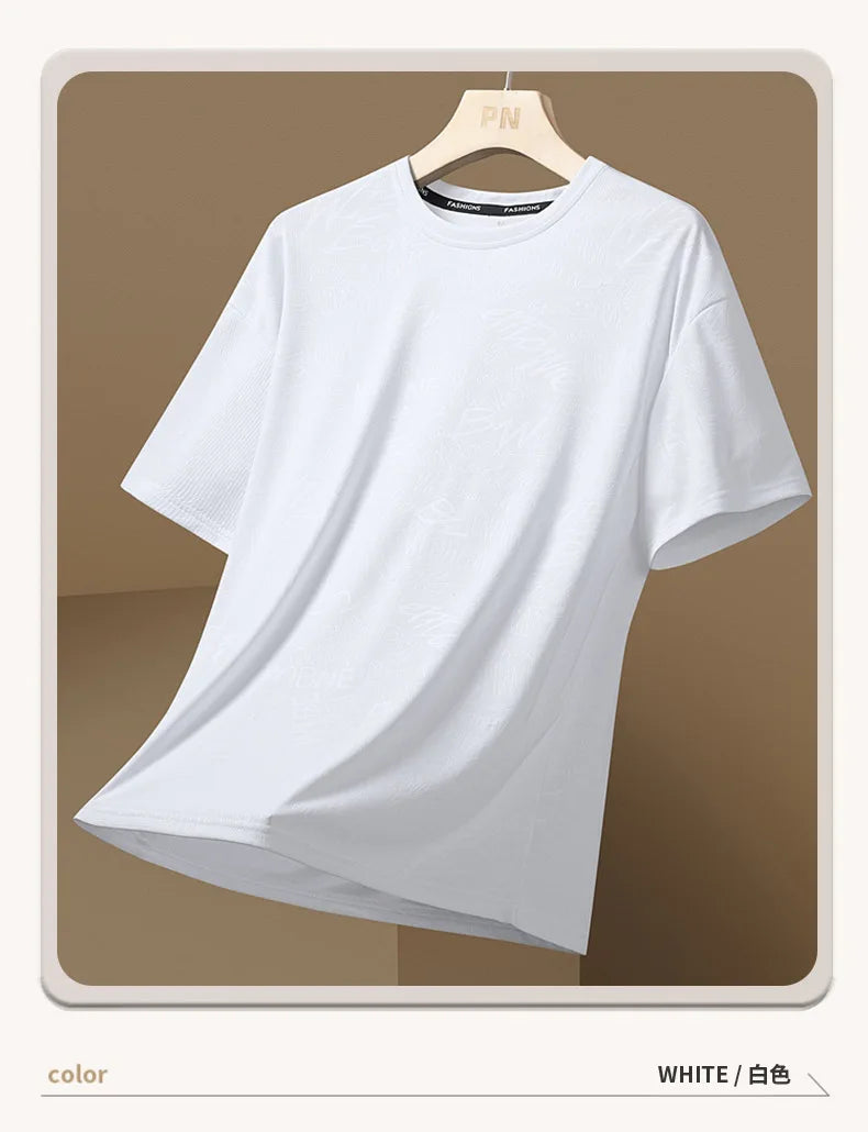 Camiseta Ticotrendy Hombre Manga Corta Cuello Redondo Casual | Transpirable Ligera