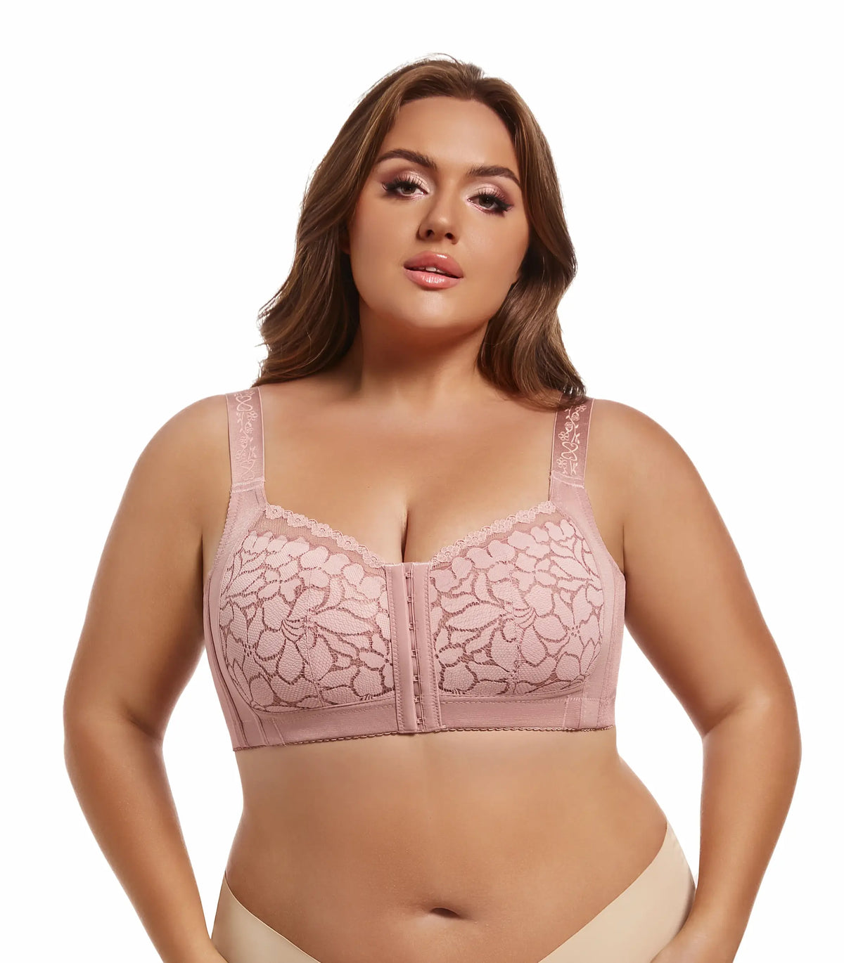Sujetador Push-up Cierre Frontal | Sin Aros y Ajustable Tallas Grandes | Tico Trendy