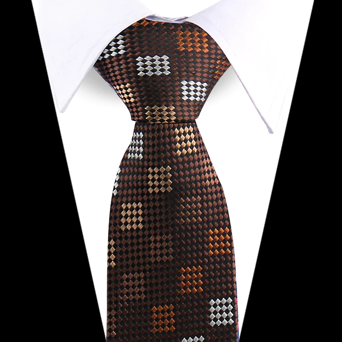 Corbata de seda de marca para hombre, azul, verde, naranja, Cachemira, ajuste Floral, boda, lugar de trabajo, puntos delgados, nueva moda