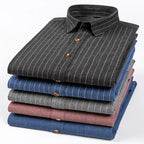 Camisa Algodón | Manga Larga | Ajuste Formal | Rayas/Cuadros | Oficina | Ticotrendy