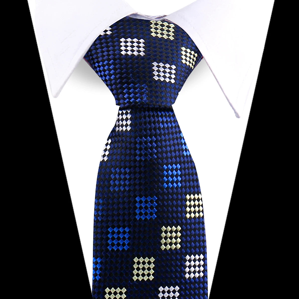 Corbata de seda de marca para hombre, azul, verde, naranja, Cachemira, ajuste Floral, boda, lugar de trabajo, puntos delgados, nueva moda