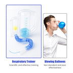 Entrenador De Respiración 3 Bolas | Ejercitador Función Pulmonar Capacidad Vital | Rehabilitación Y Canto