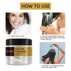 Membrana para el cabello, reparación Natural, mascarilla para el cabello, previene la sequedad, reparación de extremos divididos, daño, enredos de Frizz, productos para el cuidado del cabello suave y liso