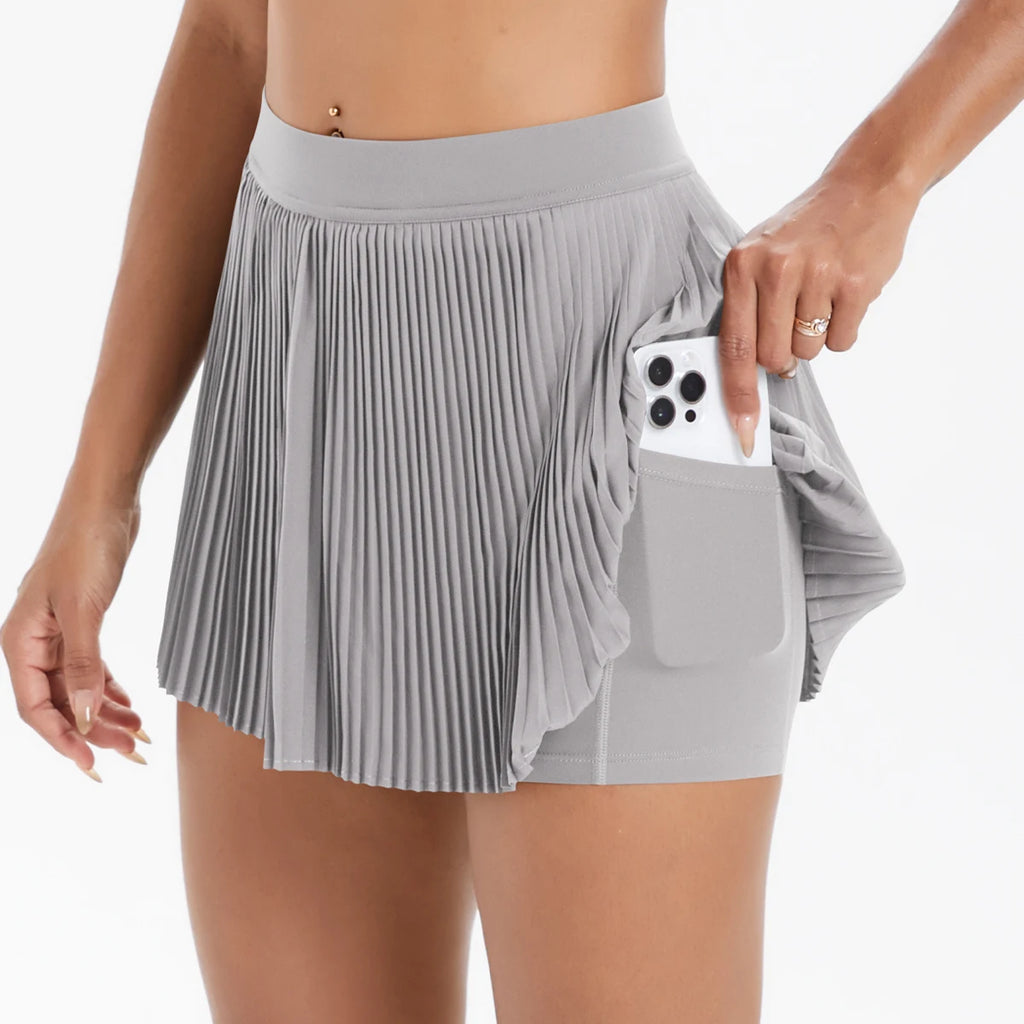 Falda Tenis Plisada Antiexposición Mujer | Ticotrendy Ropa Deportiva Bádminton Golf Estilo