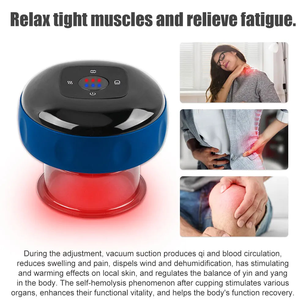 Masajeador Eléctrico al Vacío para Terapia de Ventosas Anticelulitis