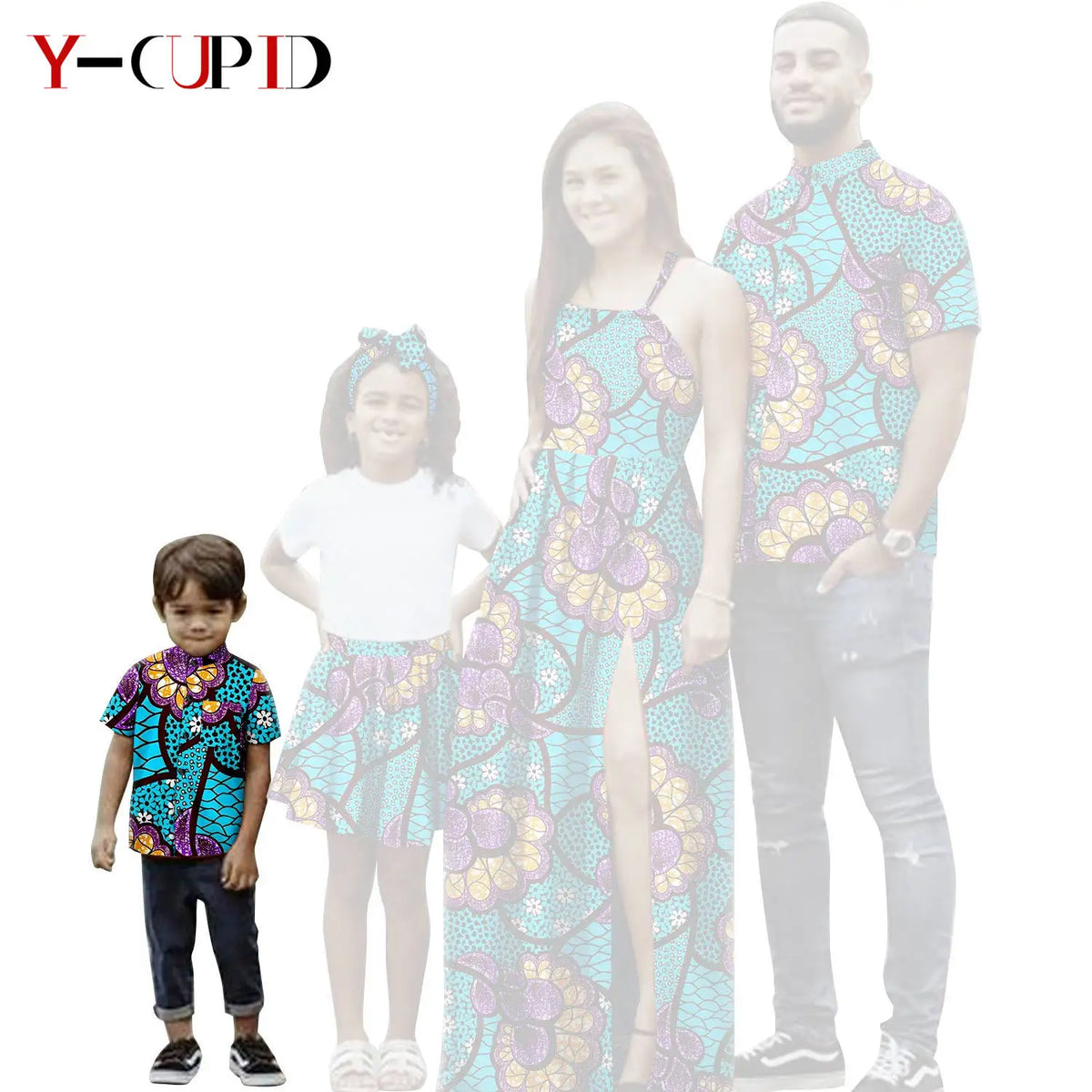 Vestido Sexy y Camisa Dashiki Familiar | Tico Trendy