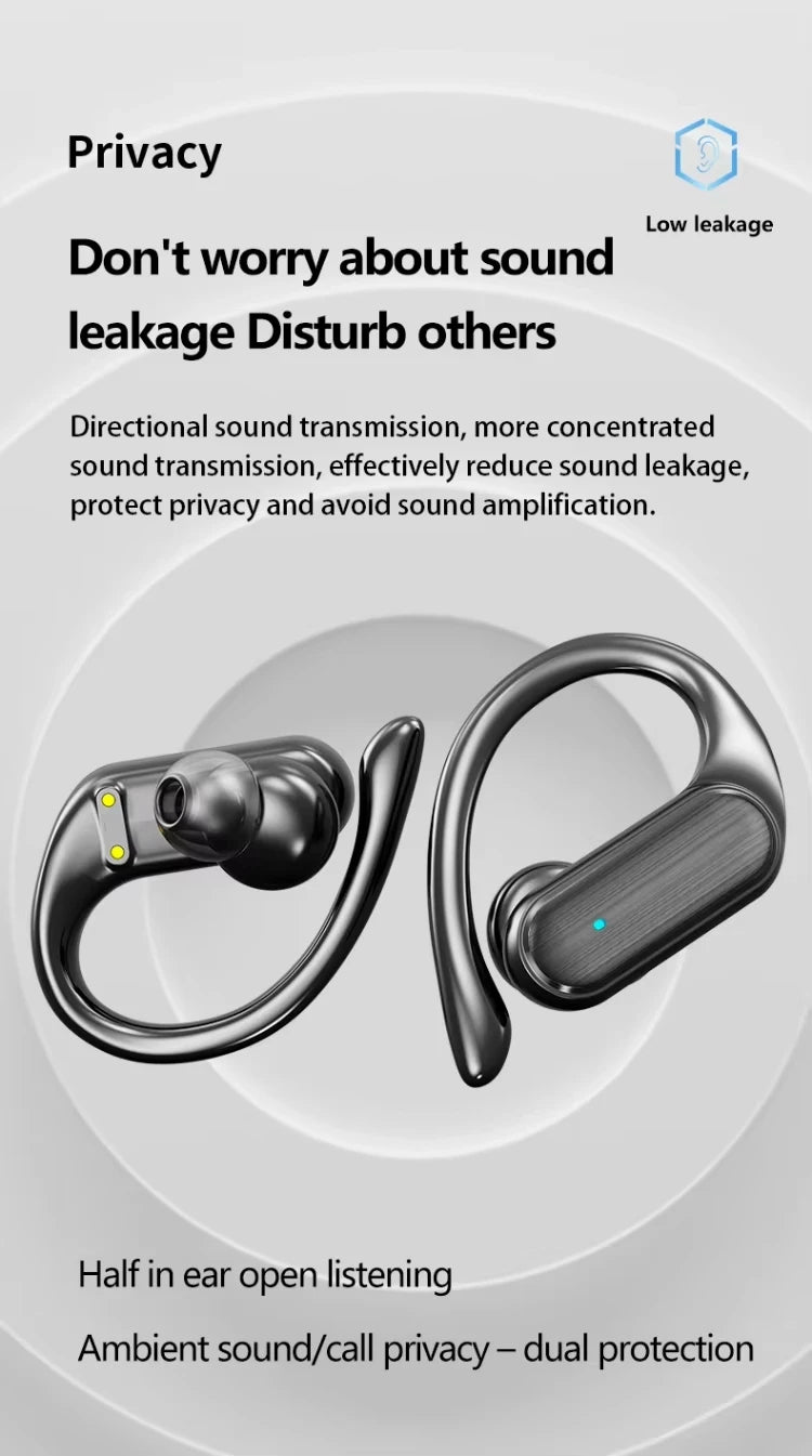 Auriculares Sony HD Bluetooth 5.4 | Gancho para Oreja | Cable HIFI | Estuche de Carga