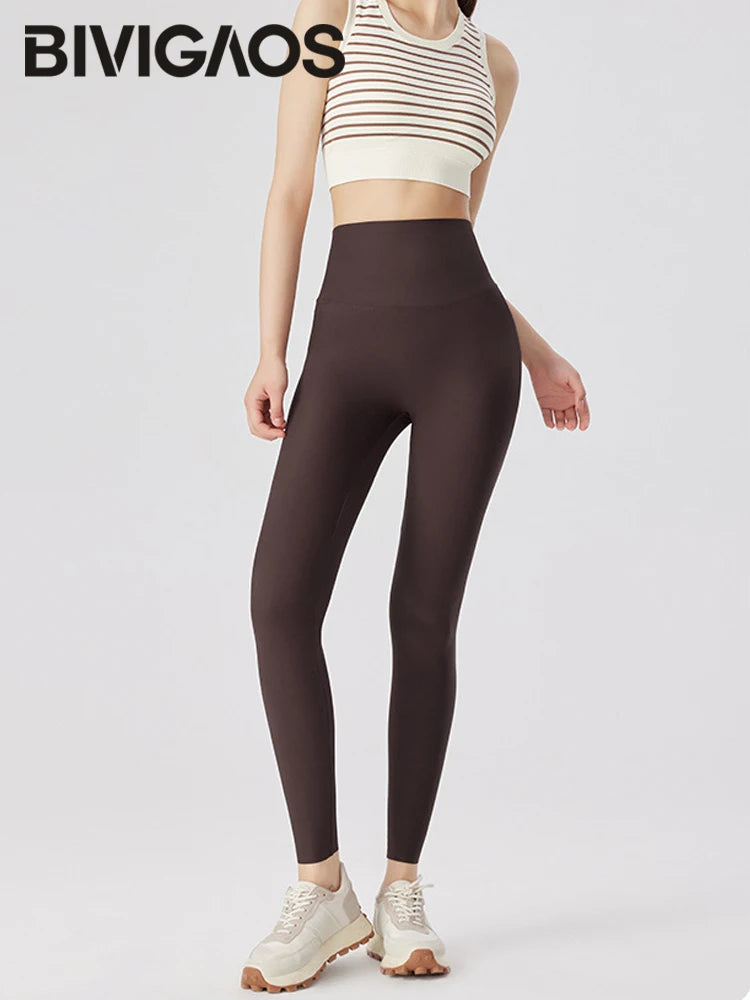 Leggings Piel Tiburón Shaping | Realce Glúteos Sin Costuras | Cintura Alta Sexy Fitness PV | Ticotrendy