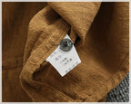 Camisa Lino Algodón Hombre | Estilo Retro | Manga Corta | Cuello Abierto | Ticotrendy Costa Rica