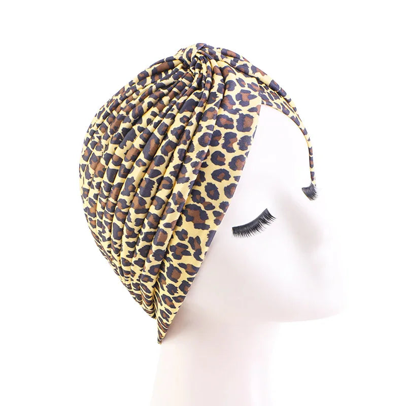 Turbante Hijab musulmán con estampado de volantes para mujer, gorro para envolver la cabeza, Hijab islámico árabe, abaya