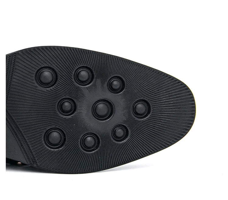 Zapatos Hombre Charol Elegantes Punta Puntiaguda Boda Sin Cordones | Diseño Liso