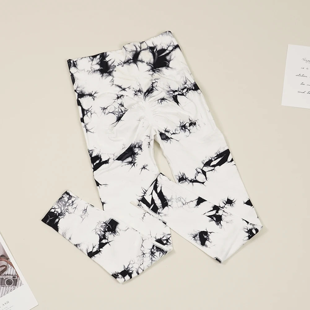 VEQKING Pantalones de yoga sin costuras para mujer, leggings deportivos de cintura alta, elásticos, de secado rápido, pantalones ajustados para gimnasio y entrenamiento