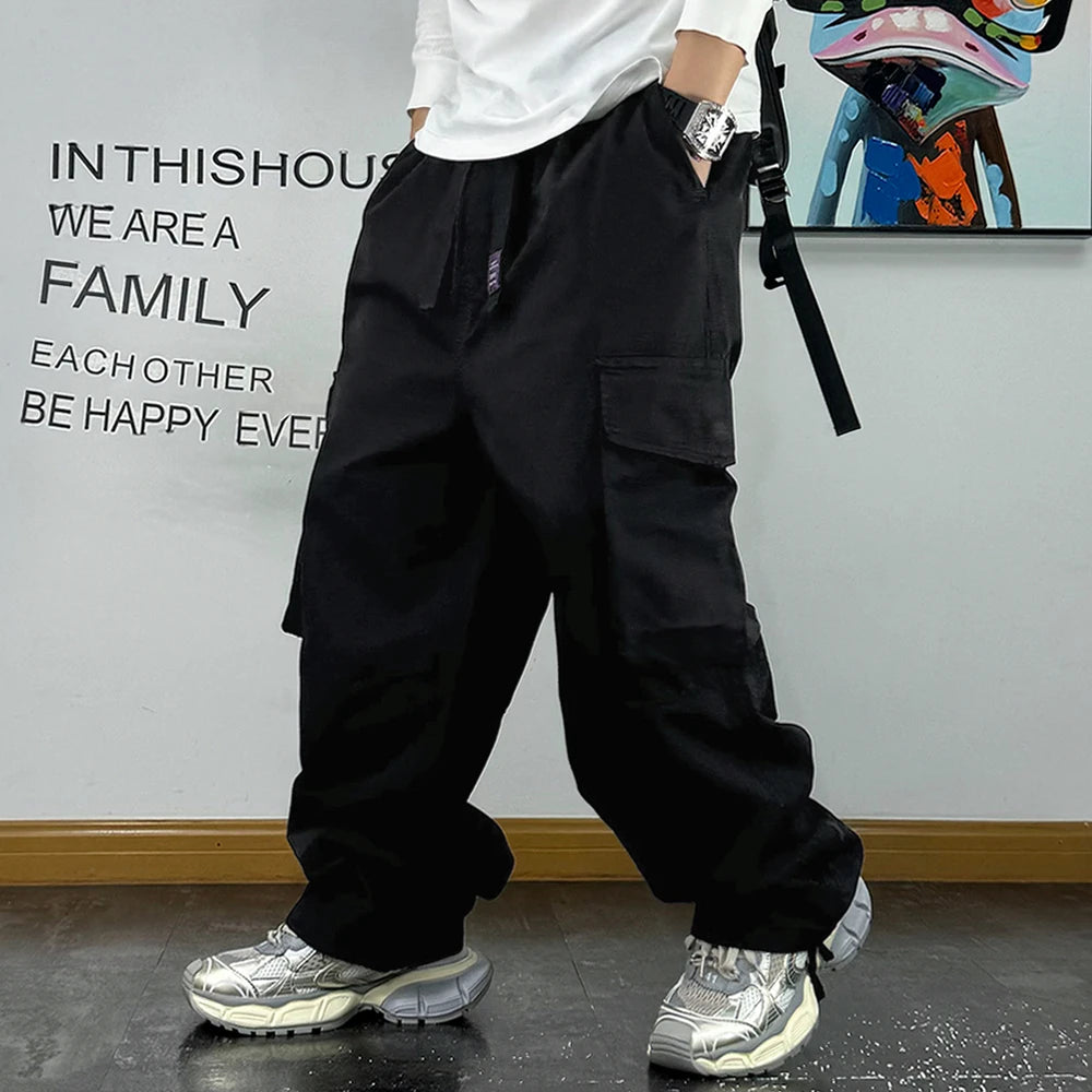 Pantalón Cargo Caqui | Algodón | Corte Holgado | Hombre | Ticotrendy