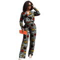 Conjunto Africano Mini Blazer y Pantalón con Parches