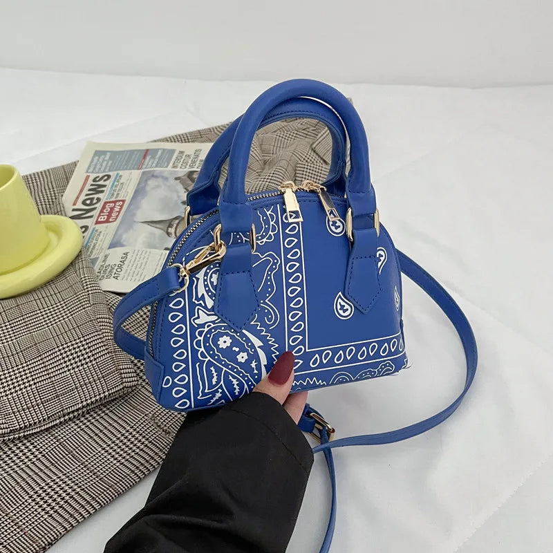Bolso De Hombro Floral Para Mujer Elegante Bandolera Pequeña Versátil