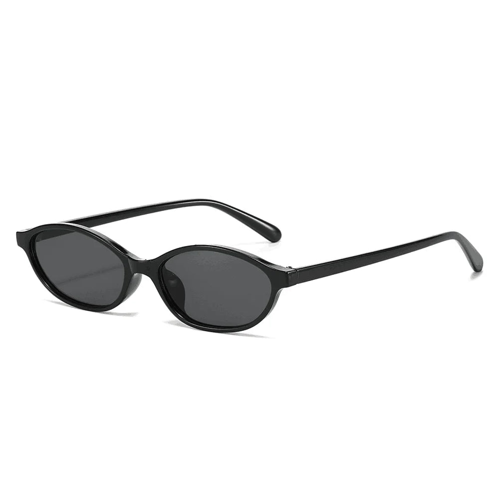 Gafas Sol Ovaladas Retro Leopardo Marrón | Montura Pequeña A La Moda UV400 Viajar