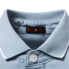Polo Tencel Premium Color Sólido Hombre | Suave Transpirable | Tallas S-XXL | Tico Trendy