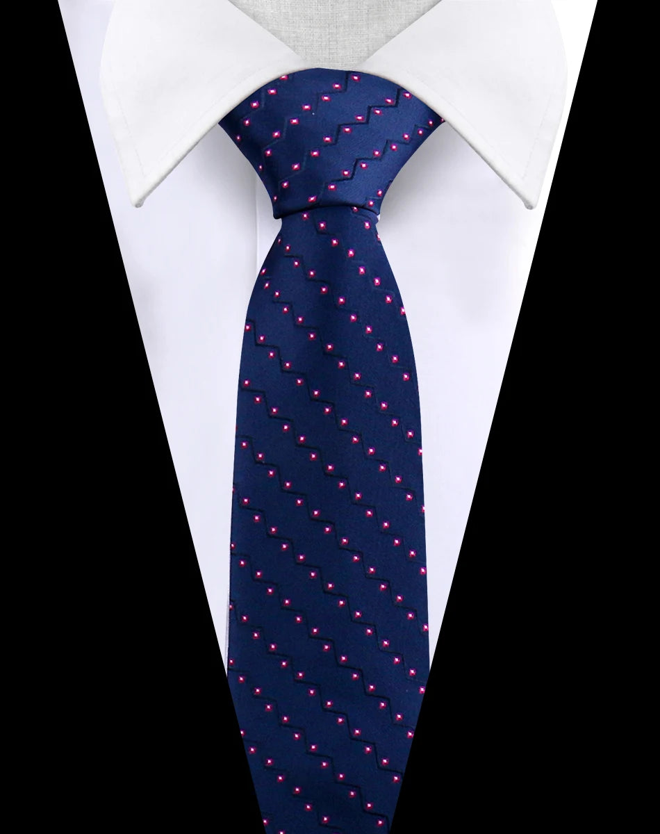 Corbata Jacquard Poliéster De Lujo Para Hombres Estilo Tico