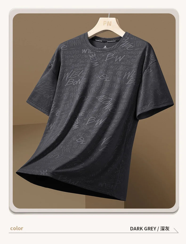 Camiseta Ticotrendy Hombre Manga Corta Cuello Redondo Casual | Transpirable Ligera