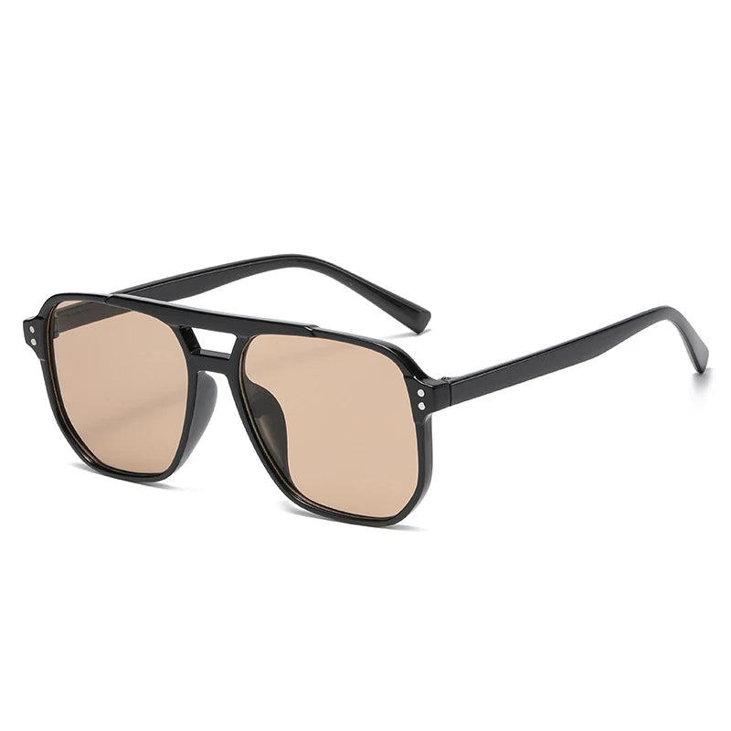Gafas de Sol Clásicas Piloto Vintage Grandes Doble Haz