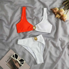 Bikini de Dos Piezas con Concha - Top Sexy para Playas de Guanacaste