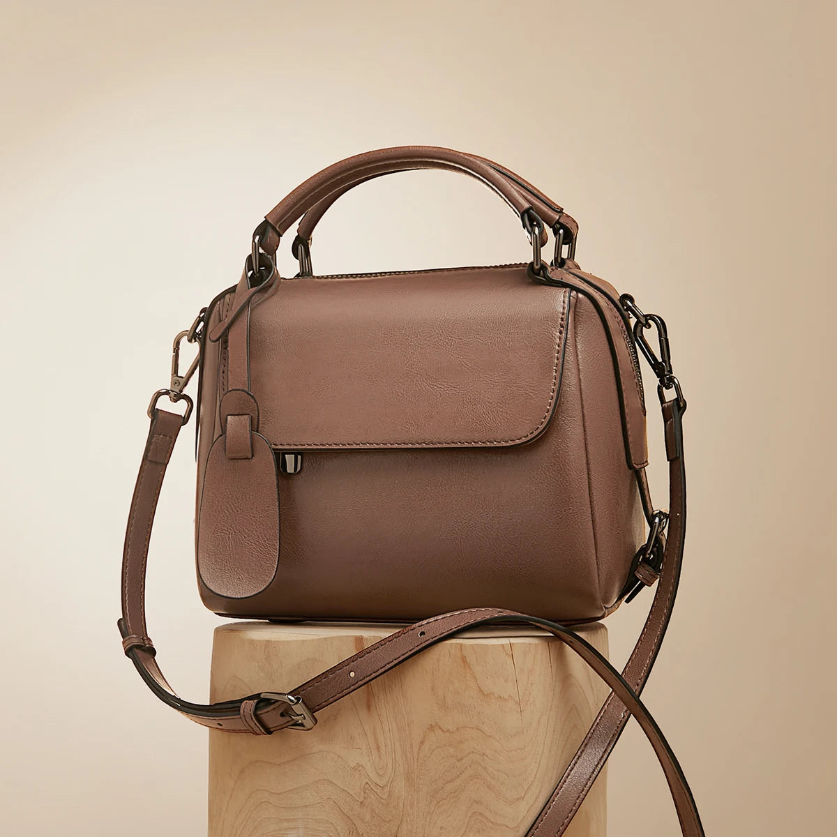 LAORENTOU bolso de hombro tipo bandolera Retro de PVC para mujer, bolsos colgantes de moda 2025 para damas y niñas, regalo para novia, esposa