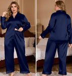 Conjunto de Pijama con Encaje Translucido | Talla Grande
