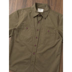 Camisa Casual Hombre | Estilo Retro | Algodón | Manga Corta | Bolsillos | Ticotrendy