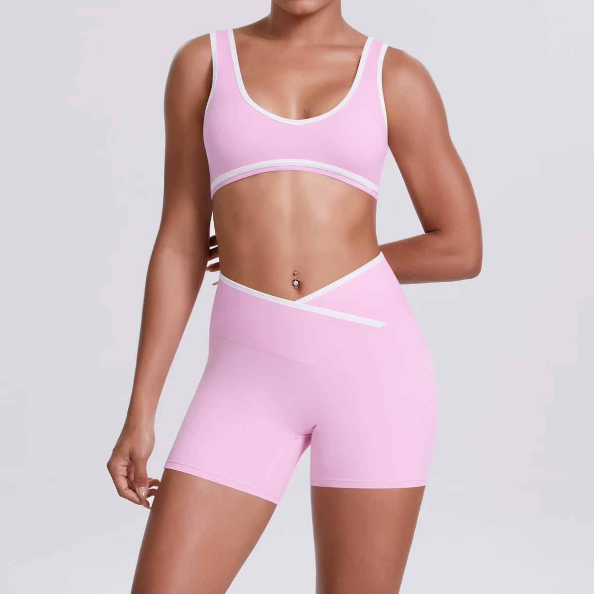 Conjunto Deportivo Mujer 2 Piezas | Yoga Gimnasio | Secado Rápido Ajuste Delgado