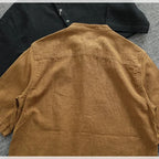 Camisa Lino Algodón Hombre | Estilo Retro | Manga Corta | Cuello Abierto | Ticotrendy Costa Rica