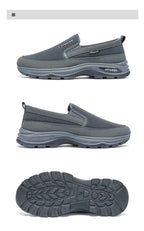 Mocasines Lona Hombre 2025 ∣ Sin Cordones ∣ Suela Gruesa Ligera