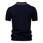 Polo Malla Rayas Transpirable Hombre | Elegante Informal | Tallas S-XXL | Tico Trendy