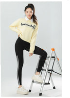 Mallas Piel Tiburón Raya Bolsillo | Cintura Alta Ajustado Fitness | Yoga Ciclismo Correr Otoño | Ticotrendy