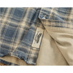 Camisa Casual Hombre | Cuadros Tartán | Algodón Puro | Manga Corta | Ticotrendy Costa Rica