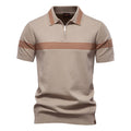 Polo Ajustado Negocios Hombre | Liso o Rayas Transpirable | Tallas S-XXL | Tico Trendy