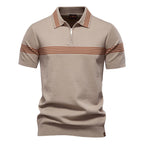 Polo Ajustado Negocios Hombre | Liso o Rayas Transpirable | Tallas S-XXL | Tico Trendy